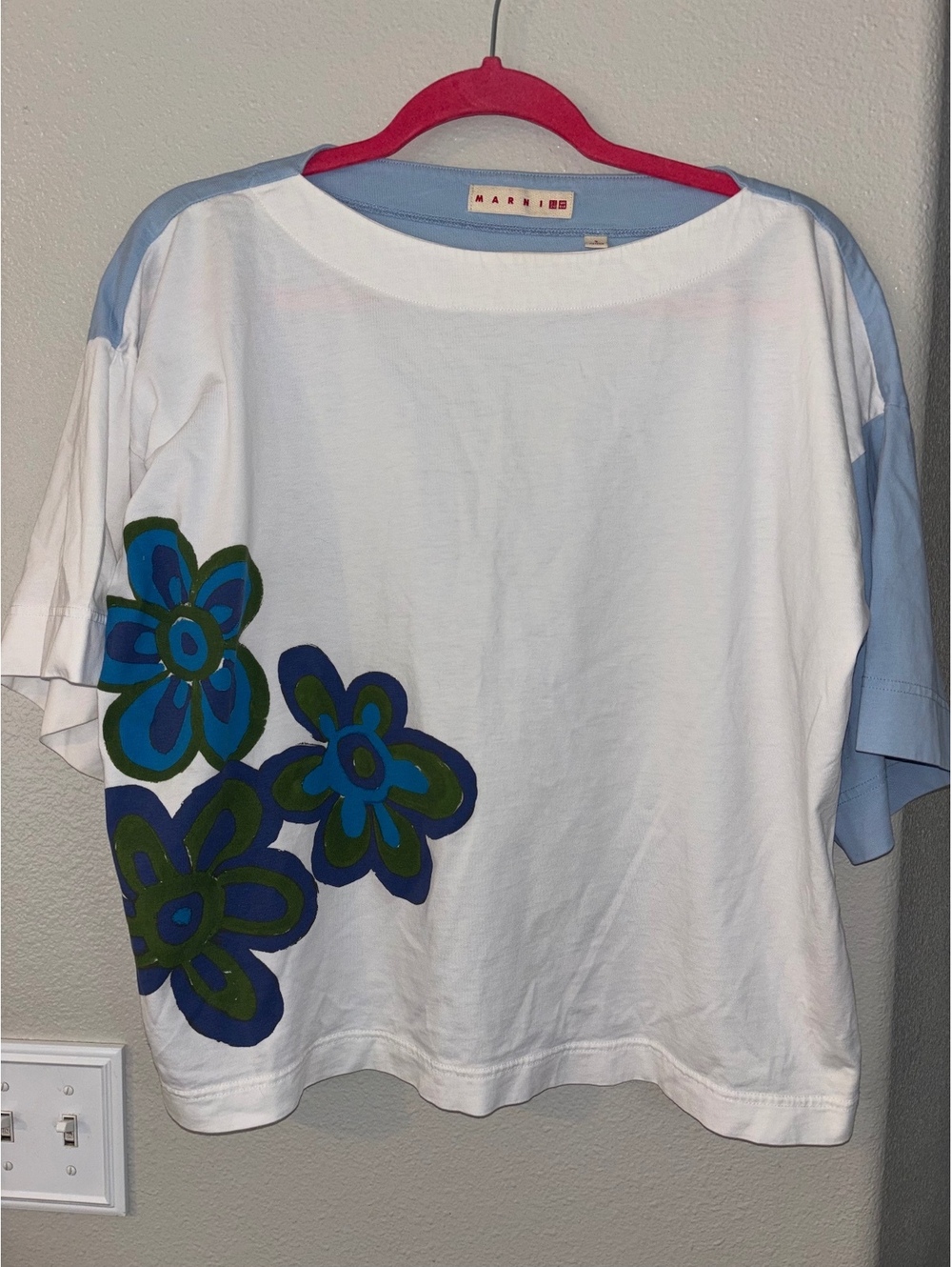 UNIQLO x MARNI Oversized Floral Boxy Graphic T-Shirt S